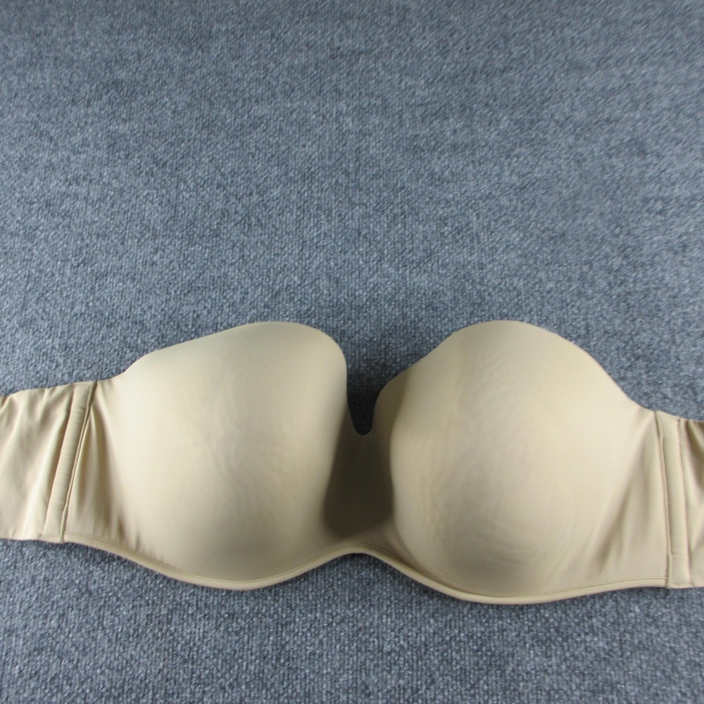 Cacique Boost Multi-Way Strapless Bra Womens 44G Beige Push Up Padded Underwire